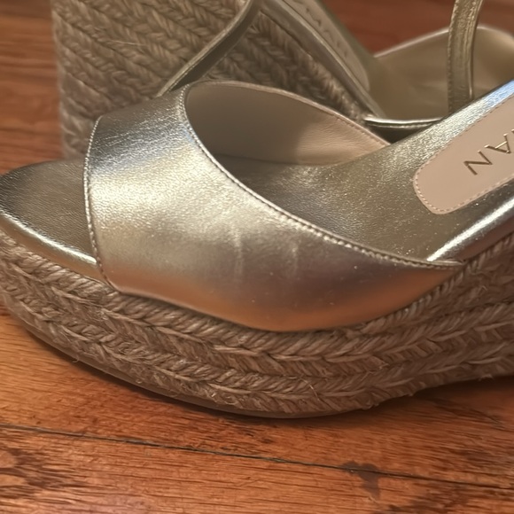 Stuart Weitzman Nudistcurve Espadrille Wedge Women's Shoes - Picture 9 of 16